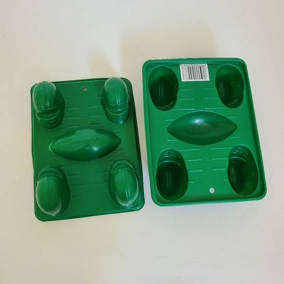 JellO Kitchen Jello Jello Green Plastic Molds Football Helmets And